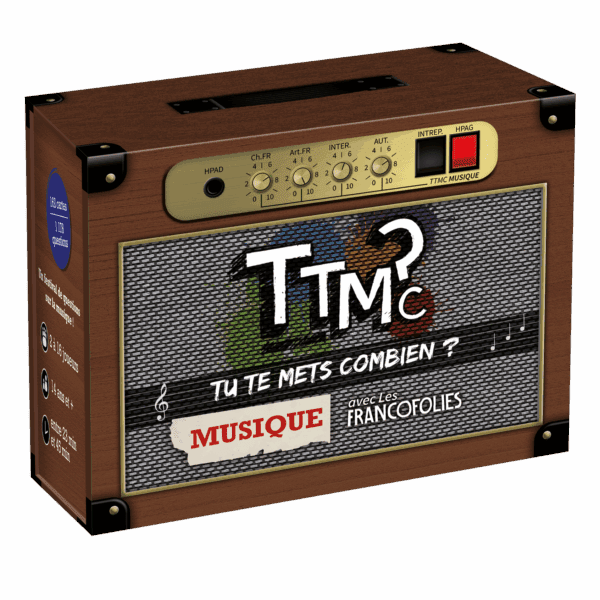 Boîte du jeu TTMC – Musique avec les Francofolies