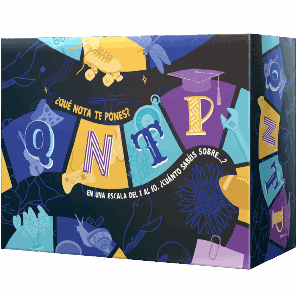Boîte du jeu QNTP – ¿Qué nota te pones ? (version espagnole de TTMC)